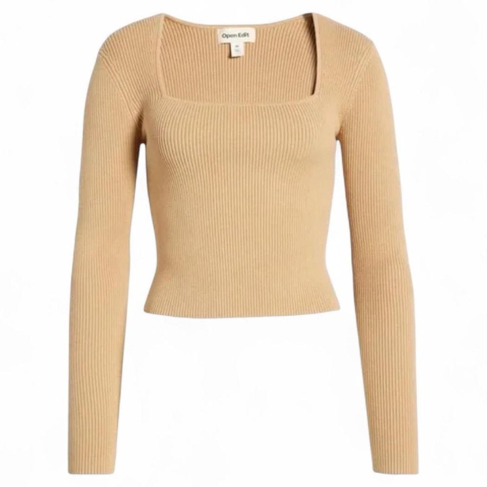 Open Edit Ribbed Sweater - Picture 2 of 7